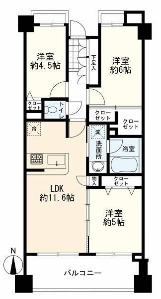 3LDK apartment in Ota Ward, Tokyo - Photo 1