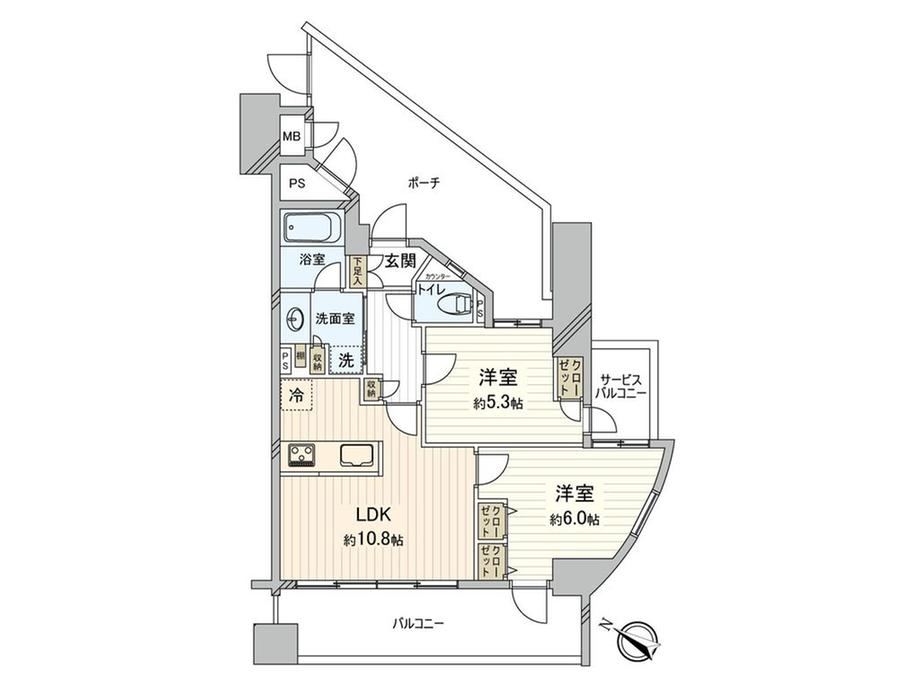 2LDK apartment in Suginami Ward, Tokyo - Photo 1