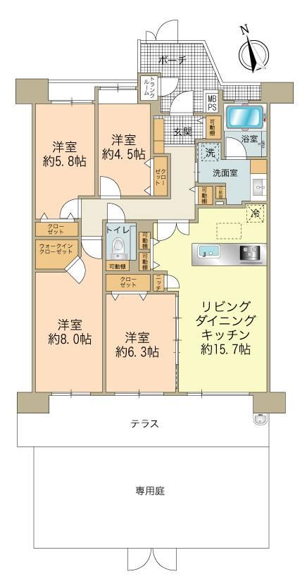 4LDK apartment in Hachioji, Tokyo - Photo 1