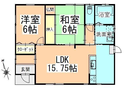 2LDK house in Rifu, Miyagi District, Miyagi - Photo 1