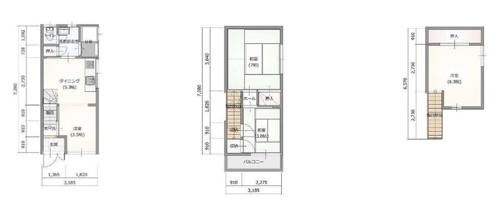 2LDK house in Matsubara, Osaka - Photo 1