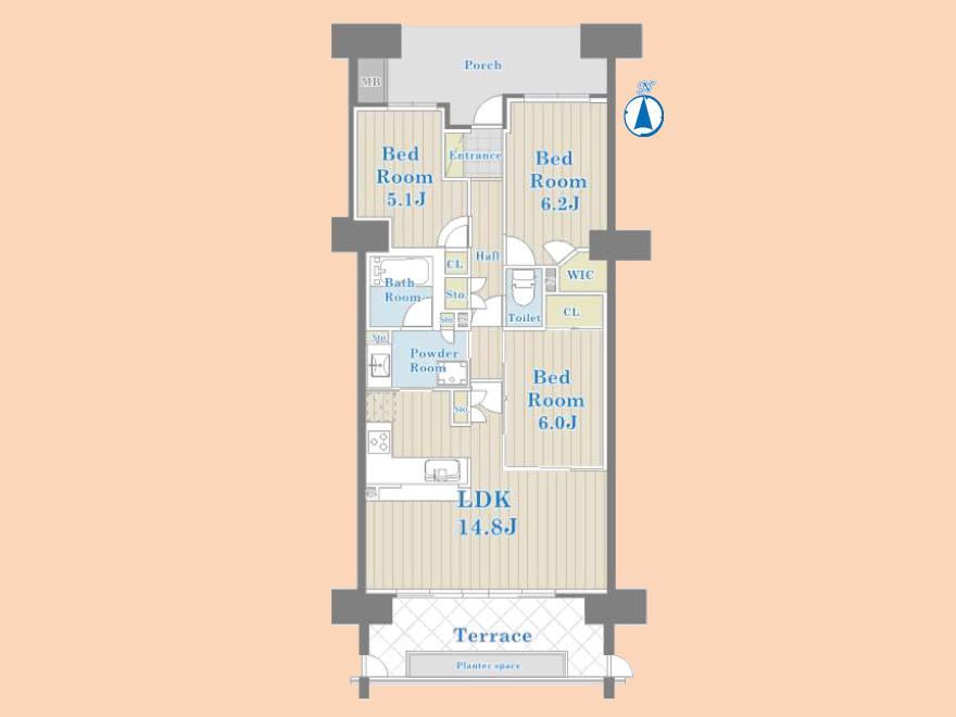 3LDK apartment in Machida, Tokyo - Photo 1