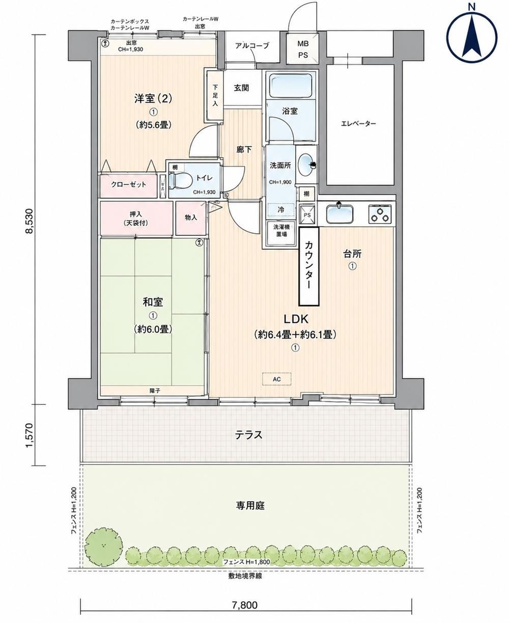 2LDK apartment in Kita Ward, Saitama - Photo 1