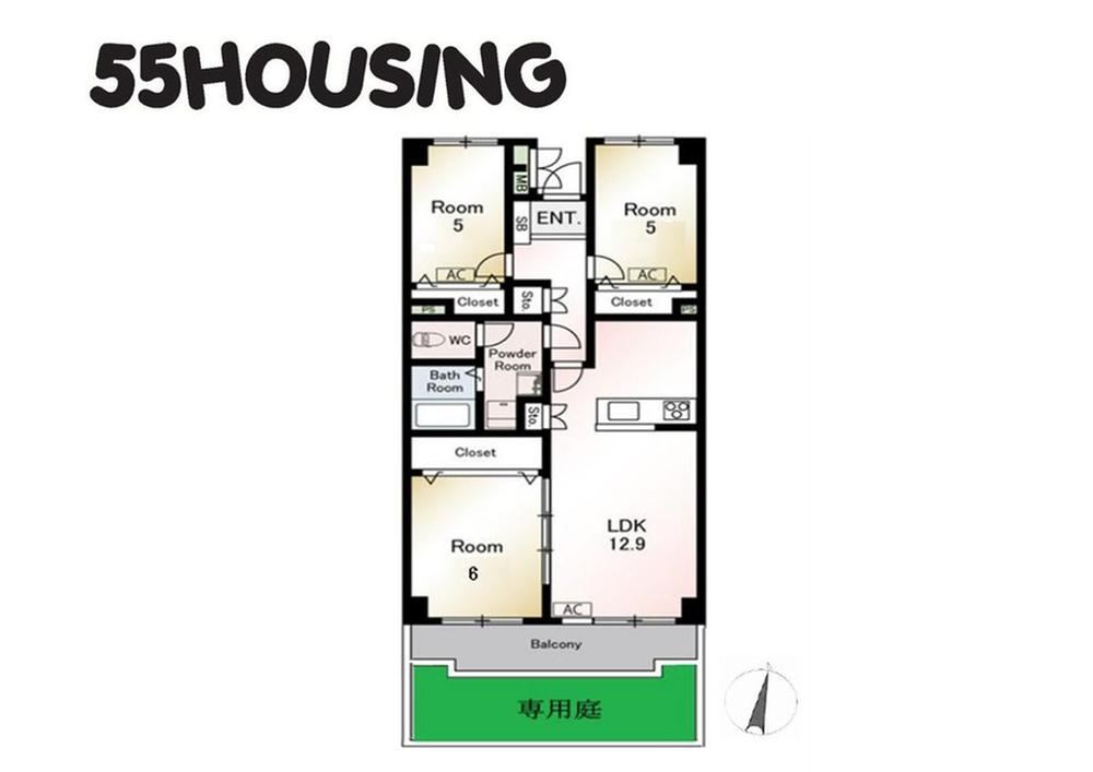 3LDK apartment in Urawa Ward, Saitama - Photo 1