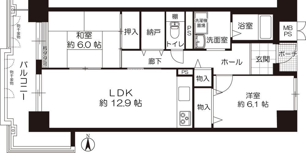 2LDK apartment in Kita Ward, Osaka - Photo 1