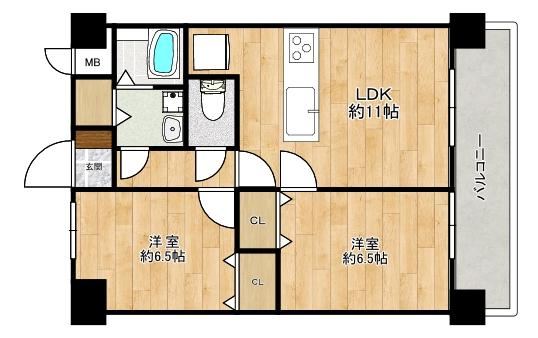 2LDK apartment in Shinjuku Ward, Tokyo - Photo 1