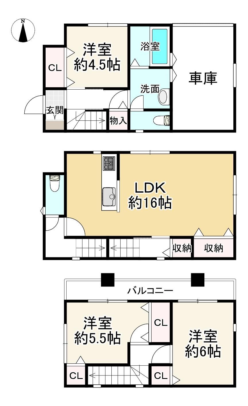 3LDK house in Yao, Osaka - Photo 1