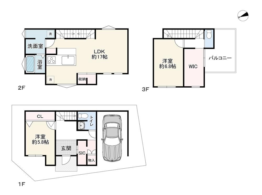 2LDK house in Ino Ward, Osaka - Photo 1