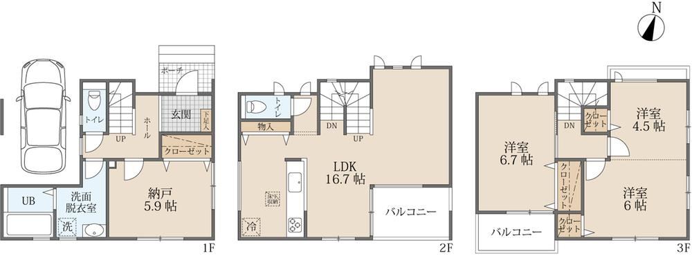 4LDK house in Koshigaya, Saitama - Photo 1