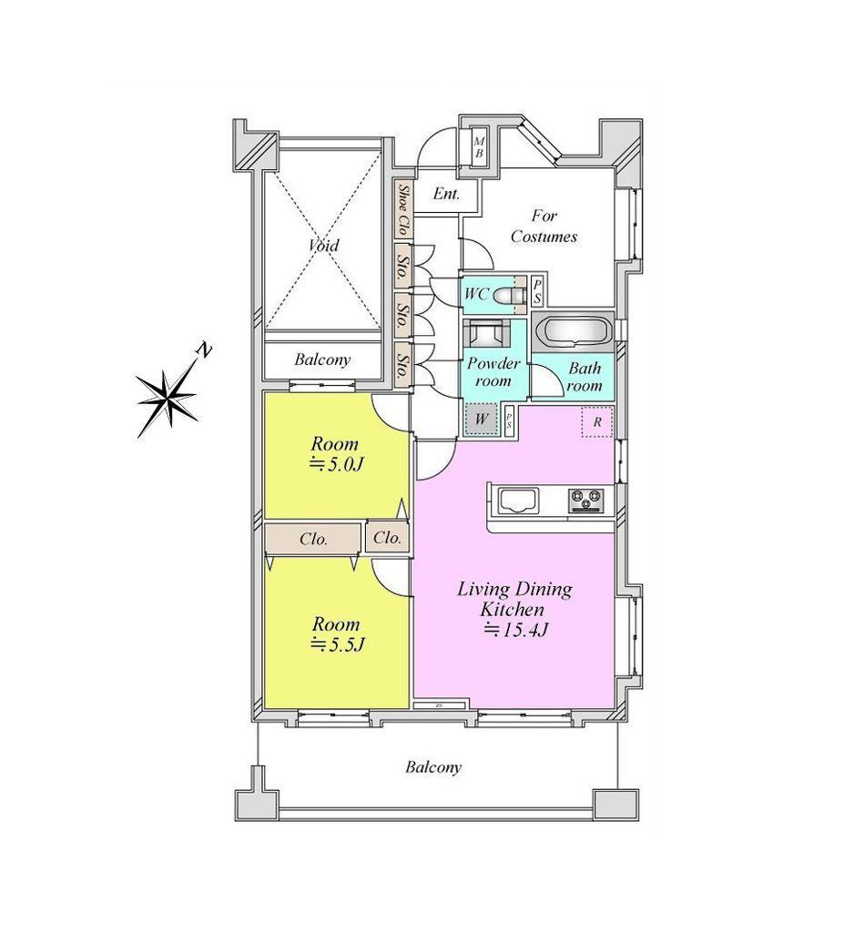 2LDK apartment in Inage Ward, Chiba - Photo 1