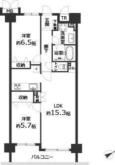 2LDK apartment in Fujimino, Saitama - Photo 1