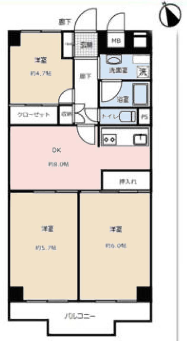 3DK apartment in Chuo Ward, Sagamihara, Kanagawa - Photo 1