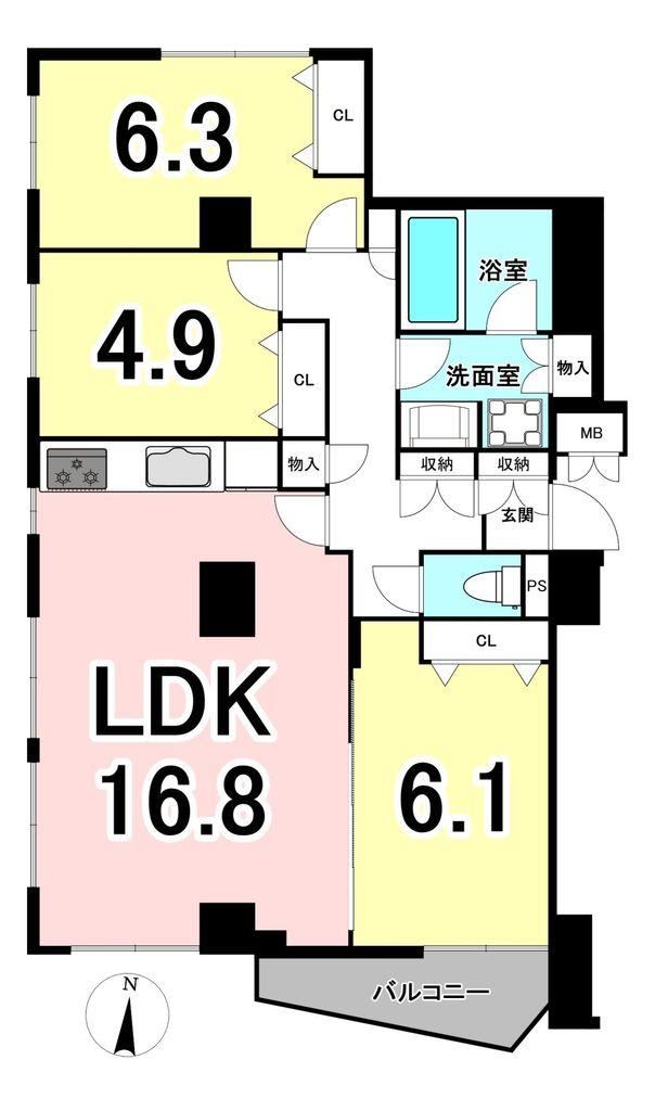 3LDK apartment in Edogawa Ward, Tokyo - Photo 1