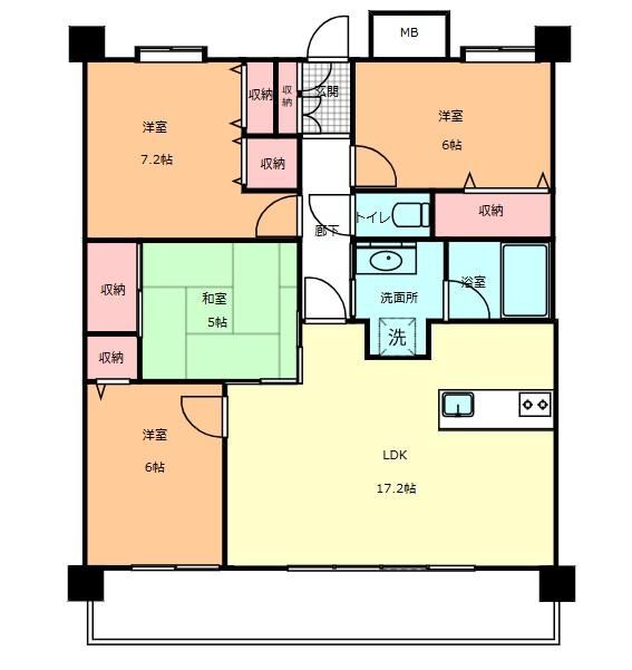 4LDK apartment in Oita, Oita - Photo 1