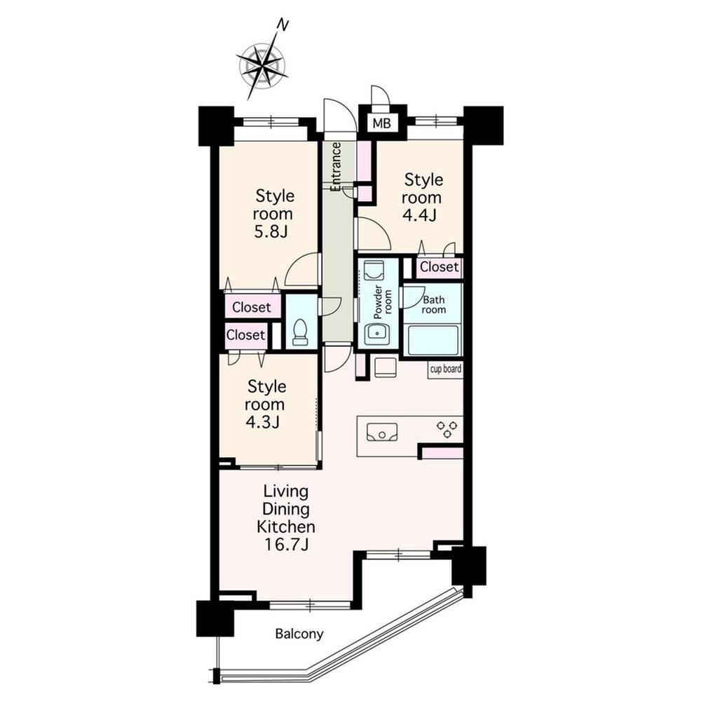 3LDK apartment in Totsuka Ward, Yokohama, Kanagawa - Photo 1