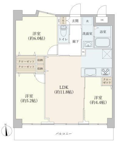 3LDK apartment in Adachi Ward, Tokyo - Photo 1