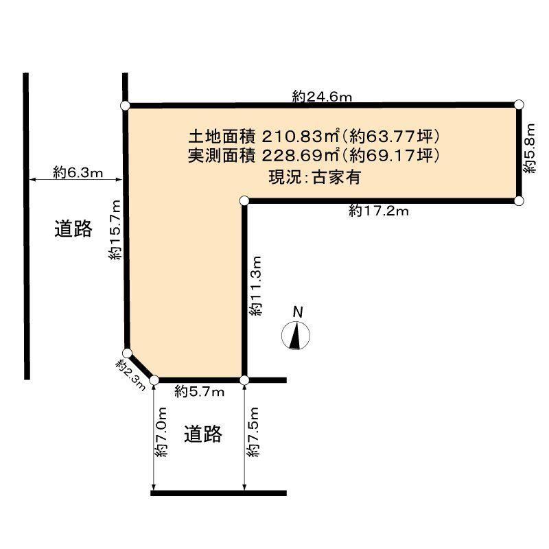 211 m² land in Minato Ward, Nagoya, Aichi - Photo 1