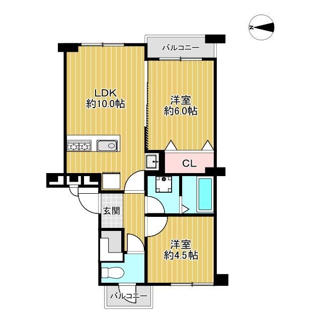 2LDK apartment in Miyakojima Ward, Osaka - Photo 1