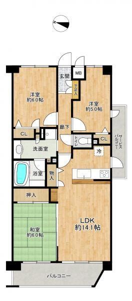 3LDK apartment in Soka, Saitama - Photo 1