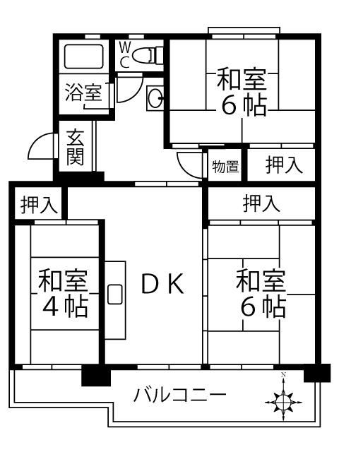 3DK apartment in Machida, Tokyo - Photo 1