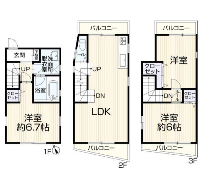 3LDK house in Konan Ward, Yokohama, Kanagawa - Photo 1