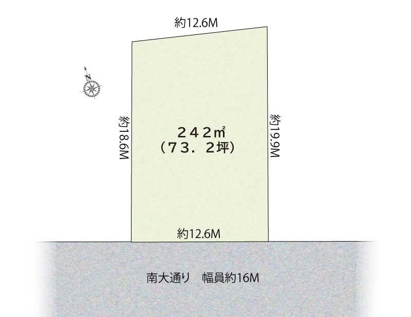 242 m² land in Honjo, Saitama - Photo 1