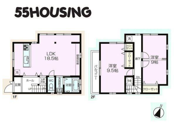 2LDK house in Iwatsuki Ward, Saitama - Photo 1
