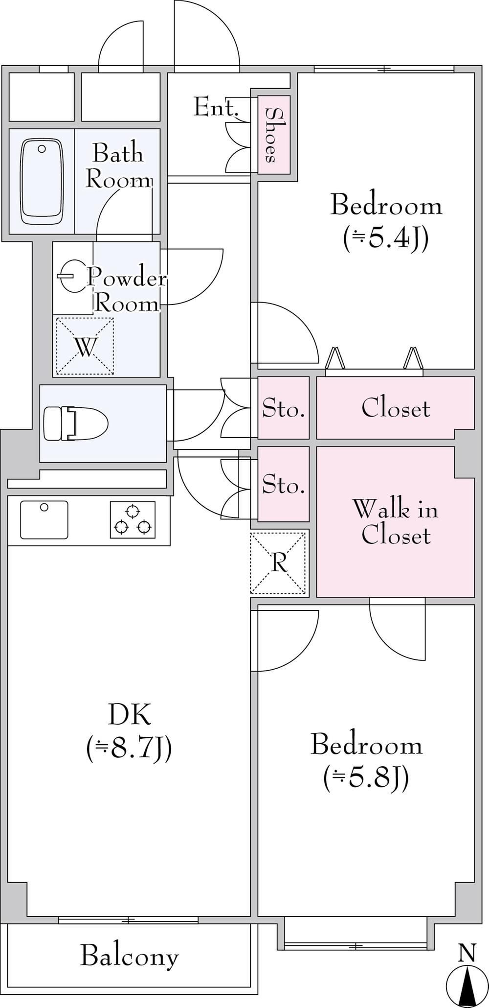 2DK apartment in Nakano Ward, Tokyo - Photo 1