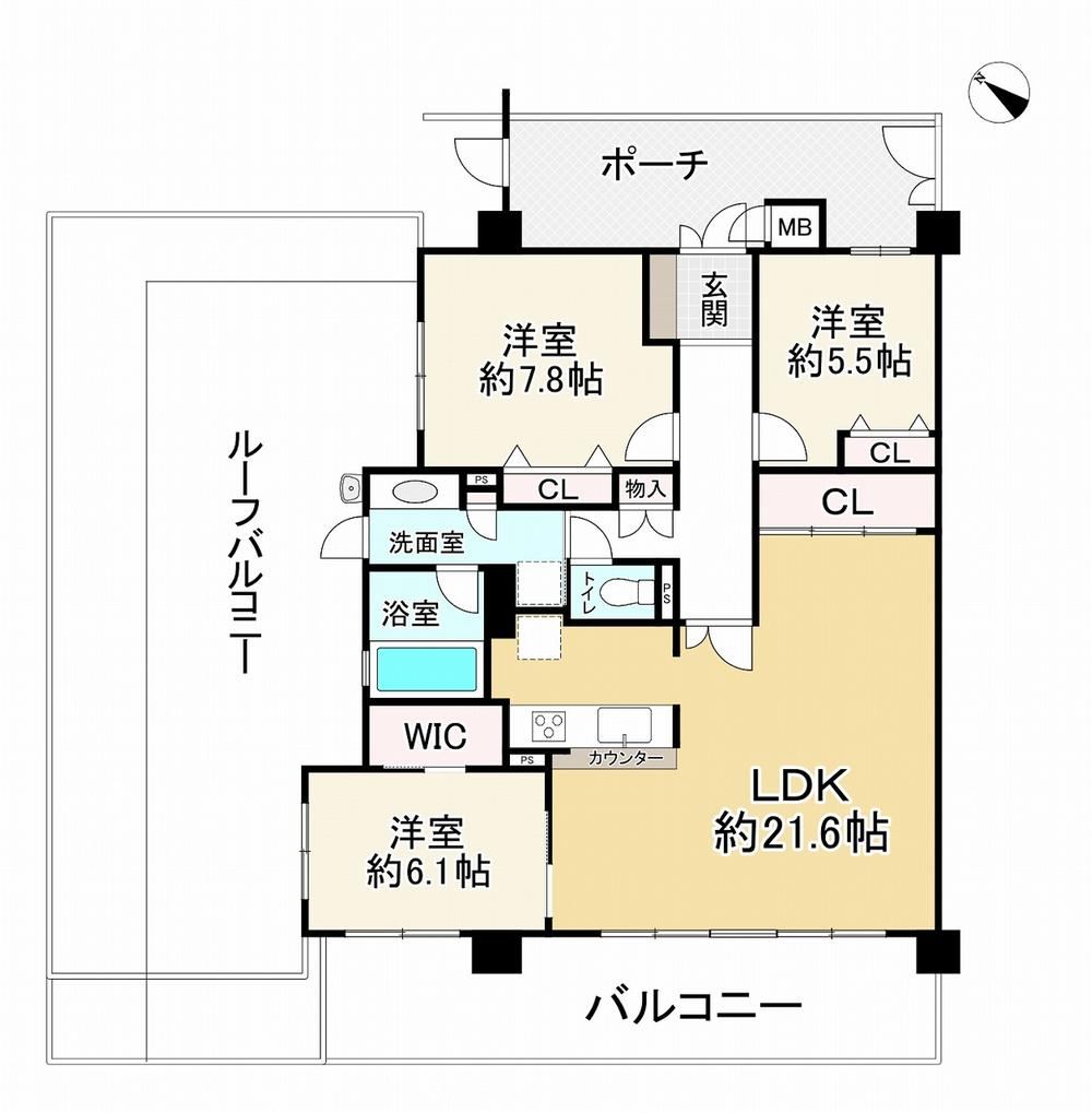 3LDK apartment in Suita, Osaka - Photo 1