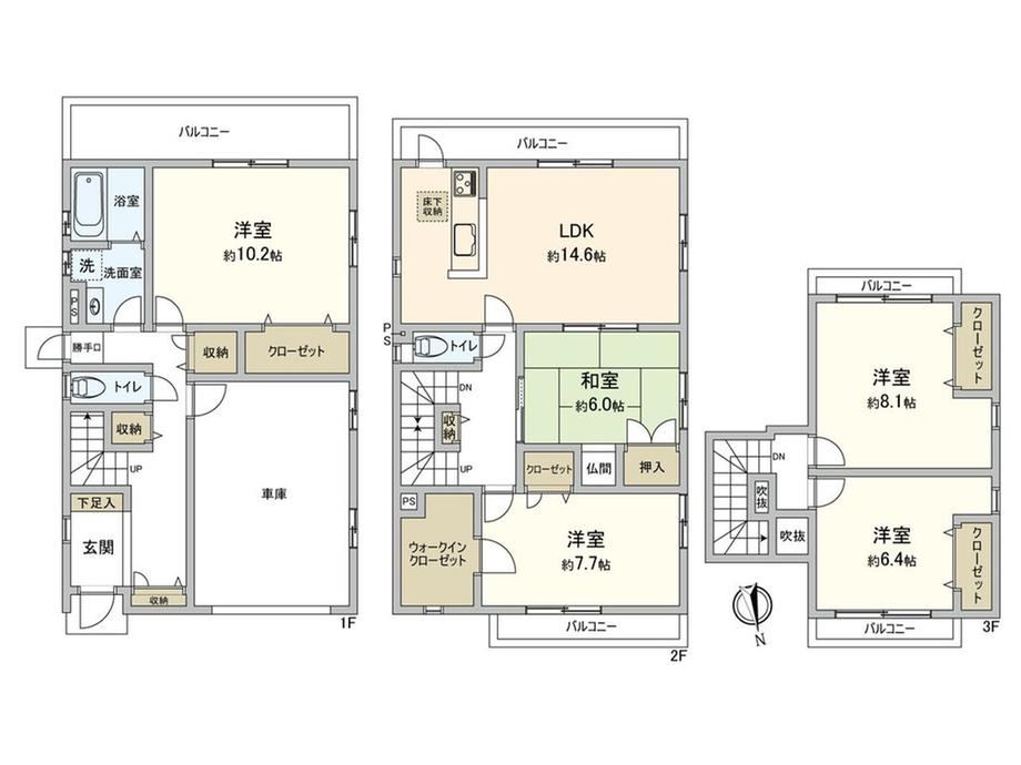 5LDK house in Daito, Osaka - Photo 1