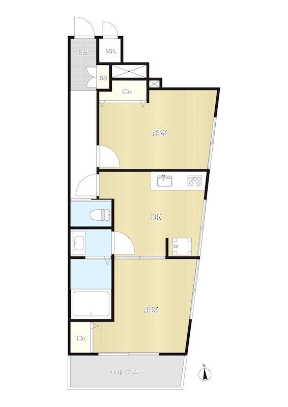 2DK apartment in Itabashi Ward, Tokyo - Photo 1