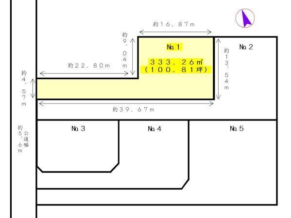 333 m² land in Chuo Ward, Hamamatsu, Shizuoka - Photo 1