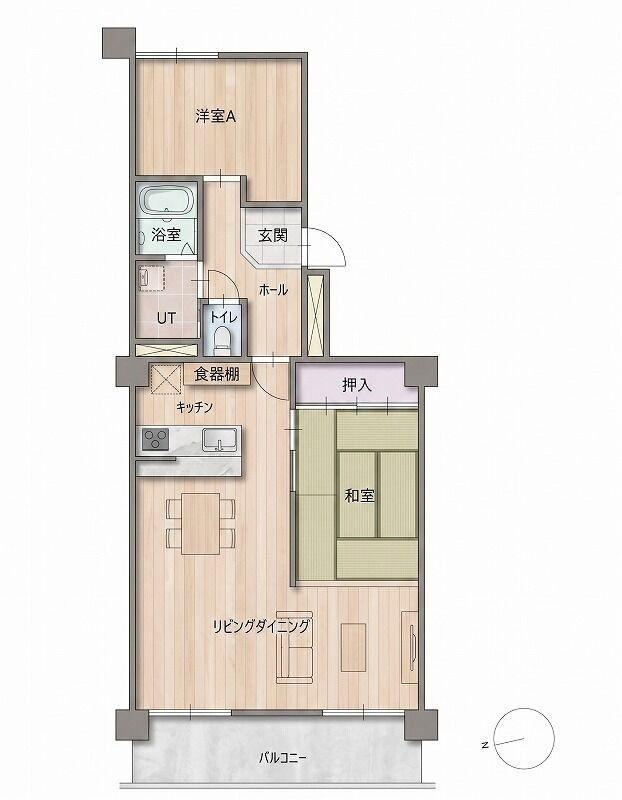 2LDK apartment in Kita Ward, Sapporo, Hokkaido - Photo 1