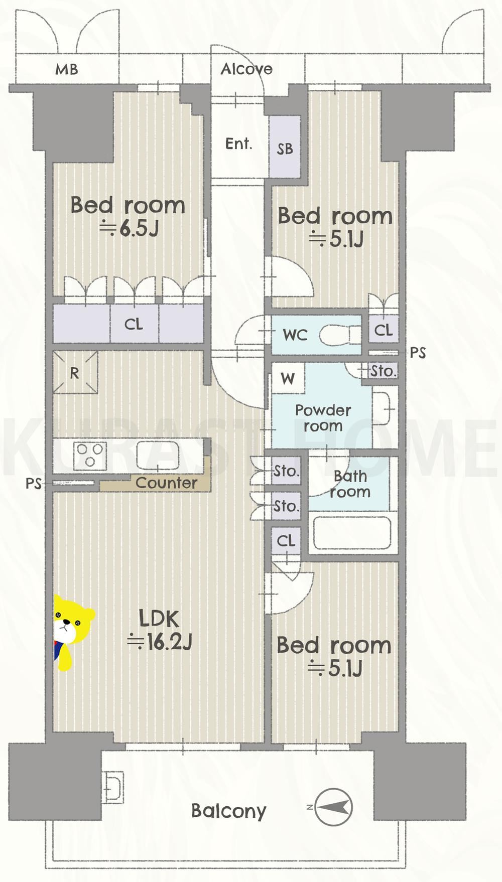 3LDK apartment in Minami Ward, Kyoto - Photo 1