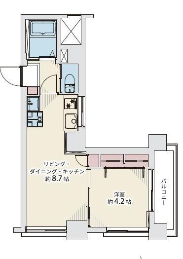 1LDK apartment in Shinjuku Ward, Tokyo - Photo 1