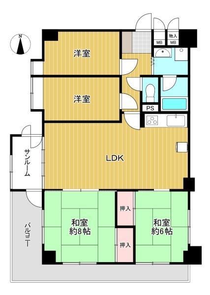 4LDK apartment in Tennoji Ward, Osaka - Photo 1