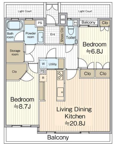 2LDK apartment in Mizuho Ward, Nagoya, Aichi - Photo 1