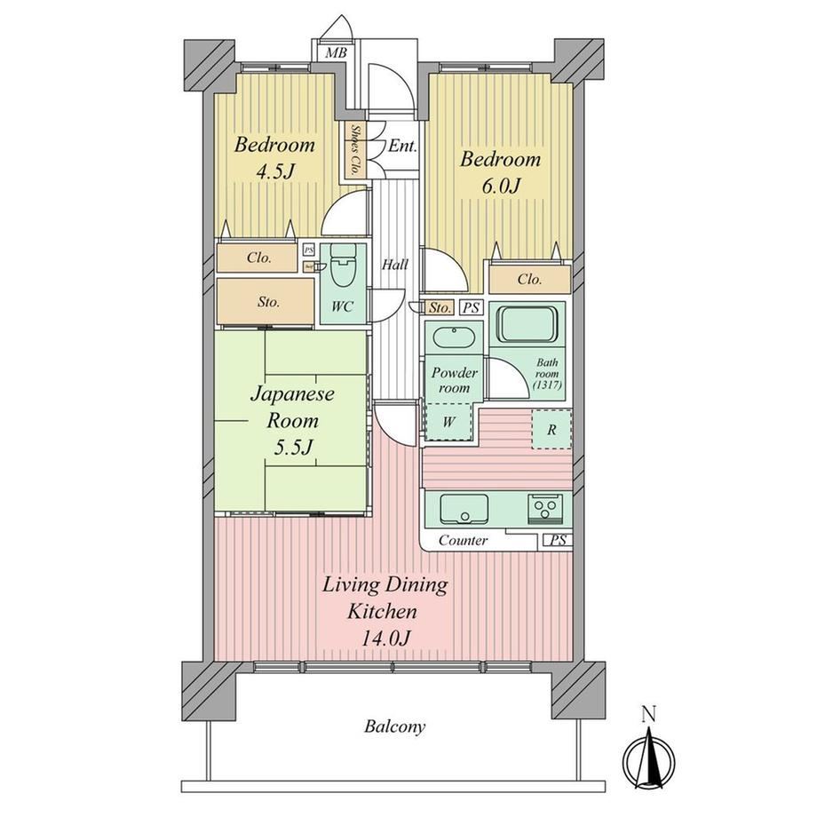 3LDK apartment in Nishiyodogawa Ward, Osaka - Photo 1