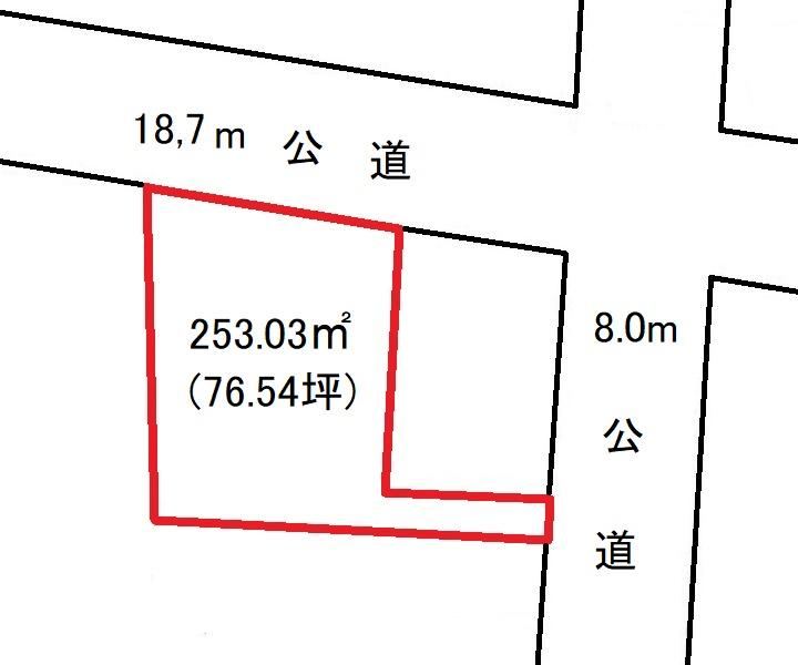253 m² land in Maebashi, Gunma - Photo 1