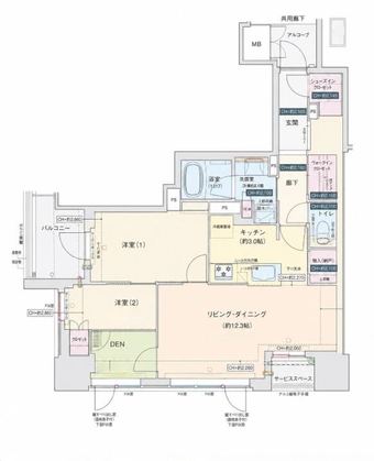 2LDK apartment in Chuo Ward