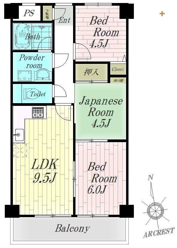 3LDK apartment in Niiza, Saitama - Photo 1