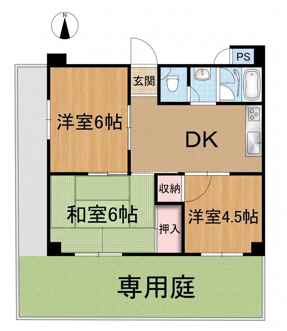 3DK apartment in Higashinada Ward, Kobe, Hyogo - Photo 1