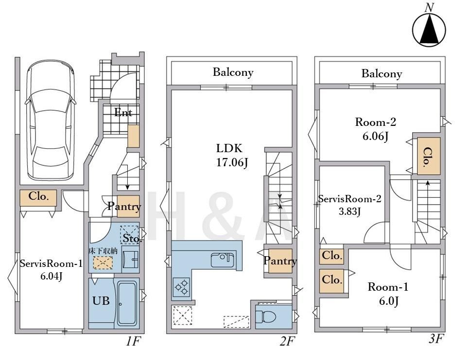 2LDK+2S house in Ota Ward, Tokyo - Photo 1