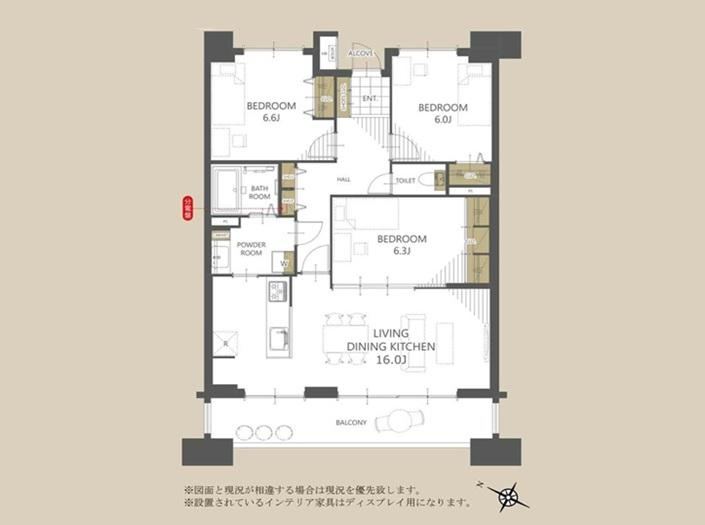 3LDK apartment in Kita Ward, Saitama - Photo 1