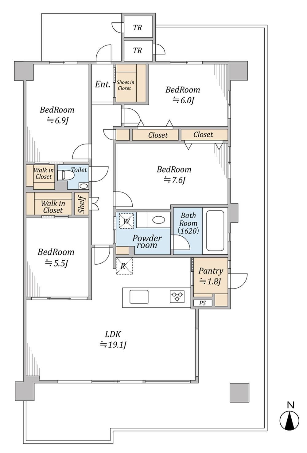 4LDK apartment in Ebina, Kanagawa - Photo 1