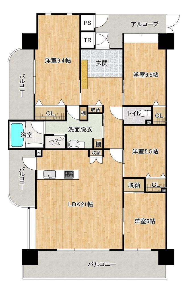 4LDK apartment in Shimonoseki, Yamaguchi - Photo 1