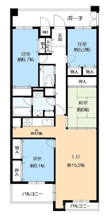 4LDK apartment in Suita, Osaka - Photo 1