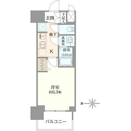 1K apartment in Chuo Ward, Osaka - Photo 1