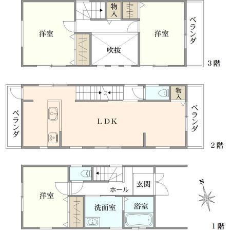 3LDK house in Toyonaka, Osaka - Photo 1