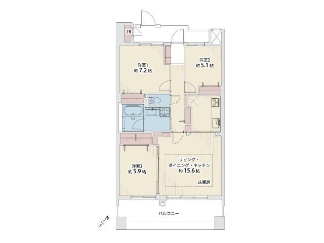 3LDK apartment in Mino, Osaka - Photo 1